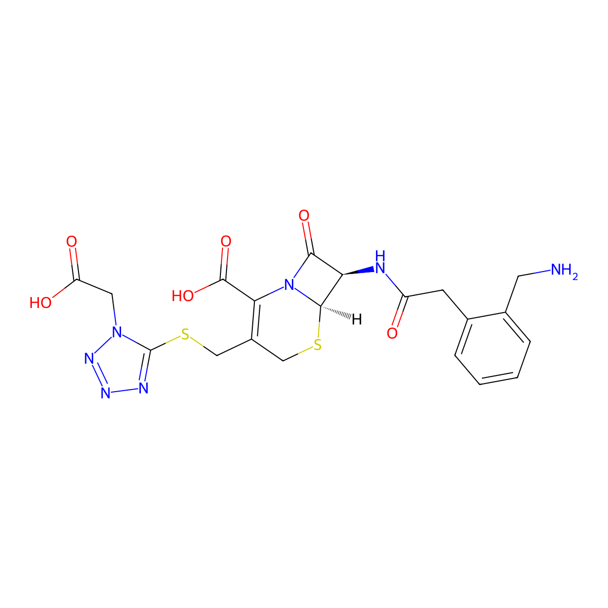 Ceforanide molecular structure, CAS 60925-61-3