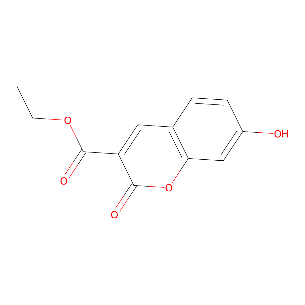 3-Carbethoxyumbeliferone molecular structure, CAS 6093-71-6