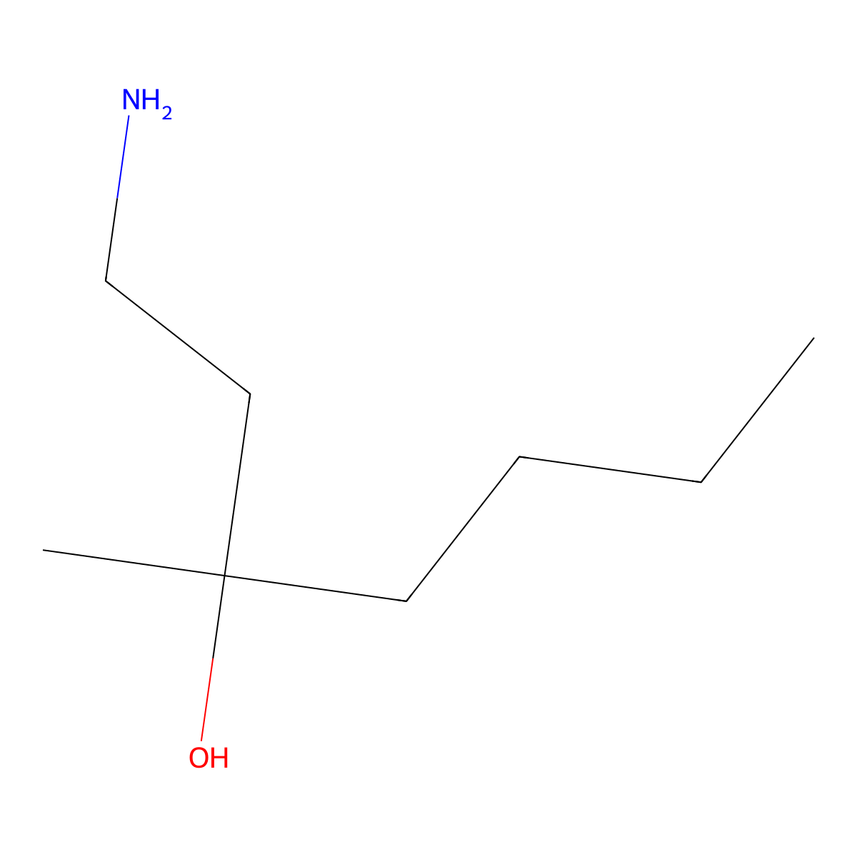 1-Amino-3-methylheptan-3-ol molecular structure, CAS 60939-25-5