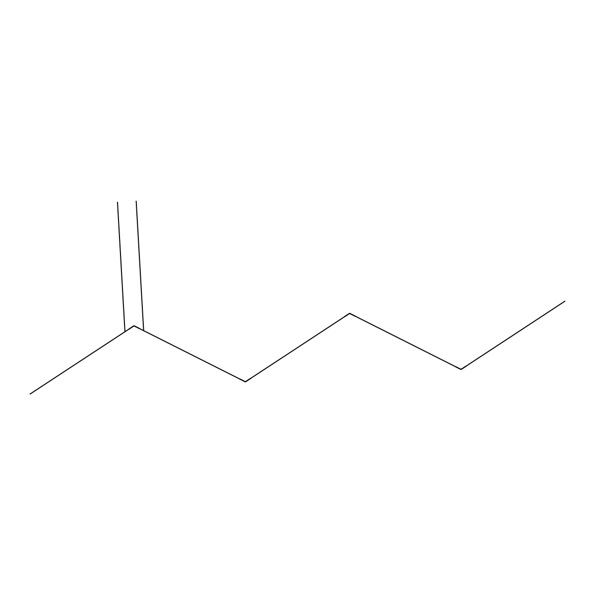 2-Methyl-1-hexene molecular structure, CAS 6094-02-6