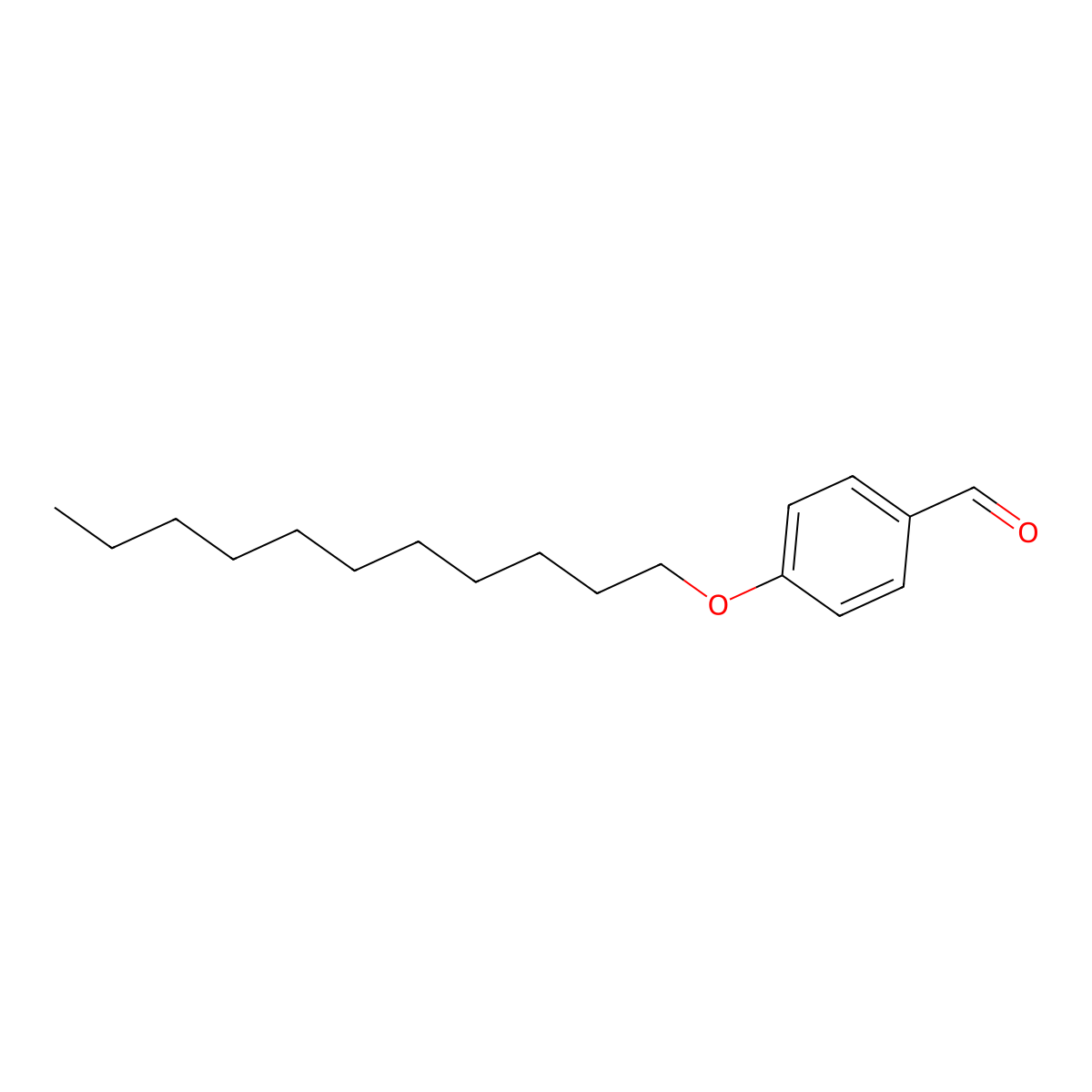 4-(Undecyloxy)benzaldehyde molecular structure, CAS 60951-75-9