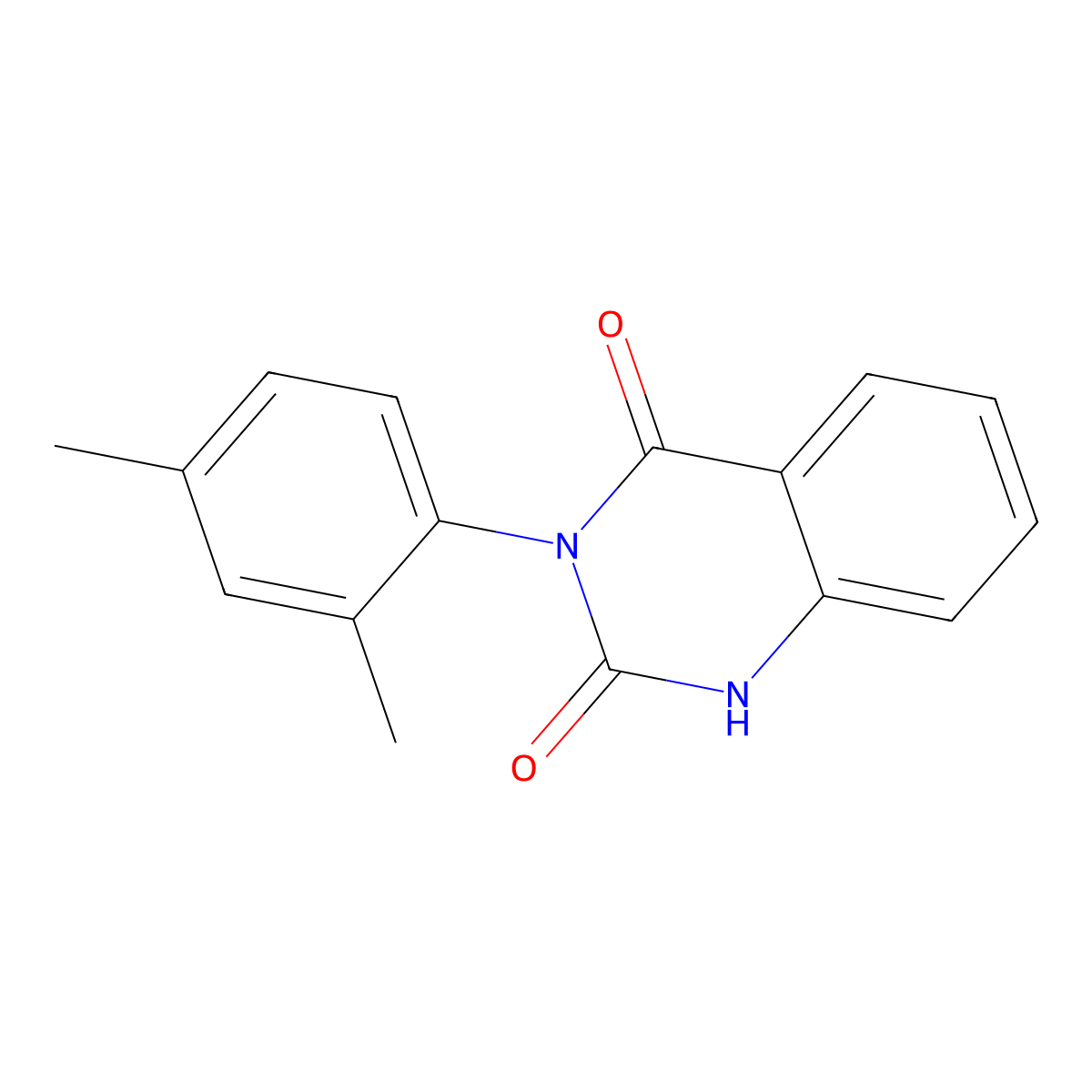 3-(2,4-dimethylphenyl)-1H-quinazoline-2,4-dione molecular structure, CAS 60974-88-1