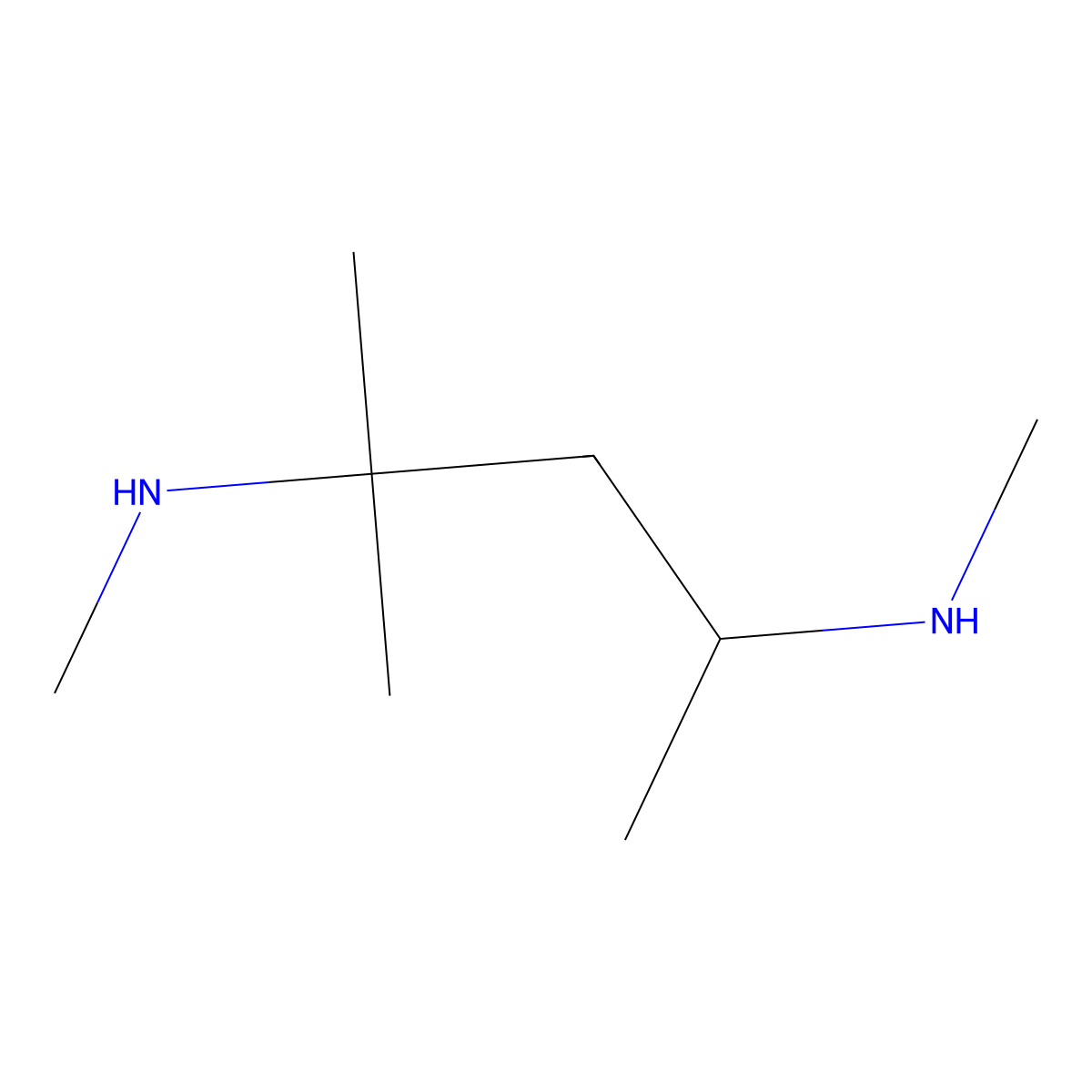 Methyl[4-methyl-4-(methylamino)pentan-2-yl]amine molecular structure, CAS 60978-30-5