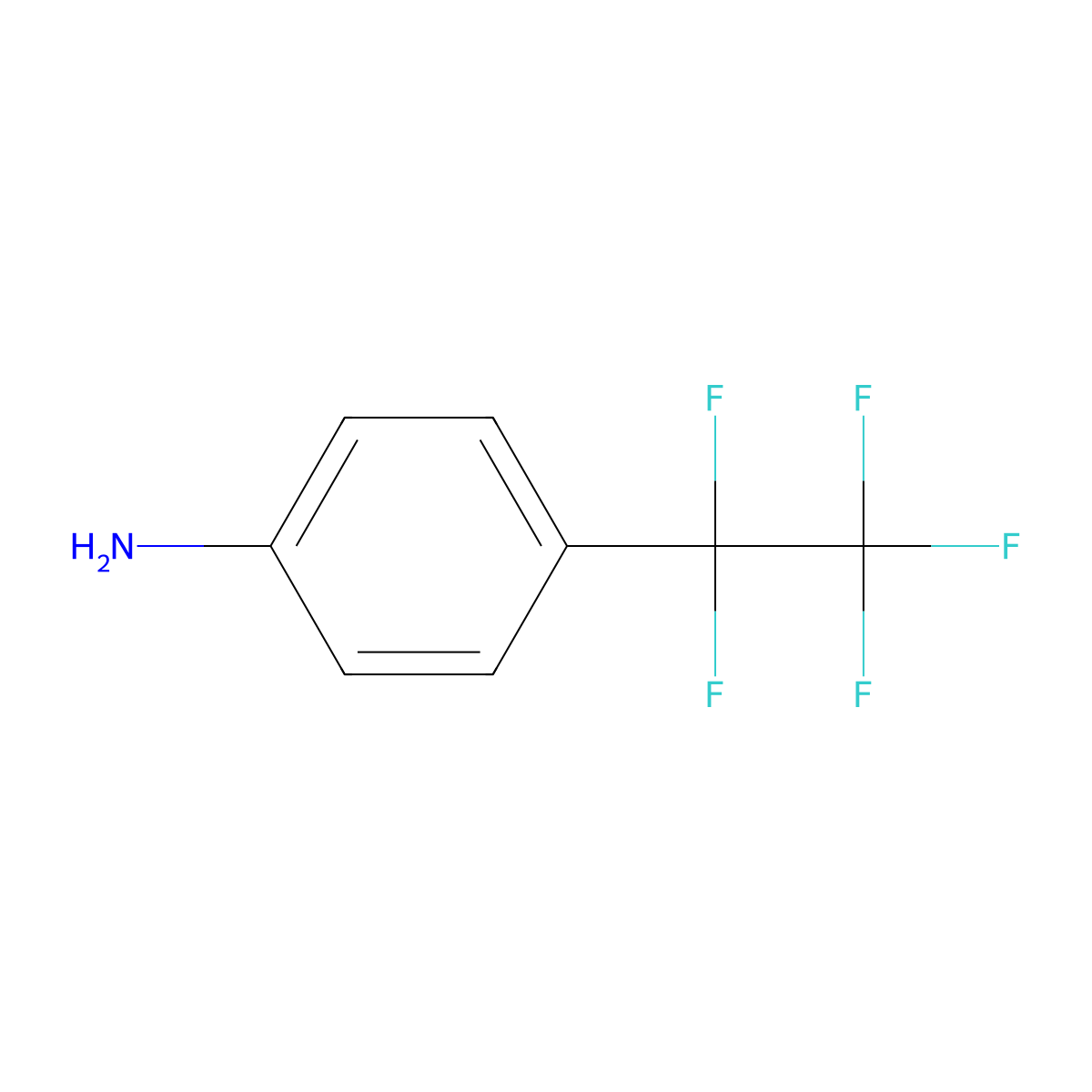 4-(Pentafluoroethyl)aniline molecular structure, CAS 60979-04-6