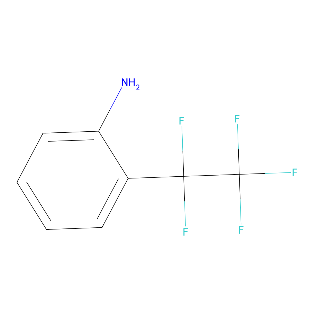 2-(Pentafluoroethyl)aniline molecular structure, CAS 60979-05-7