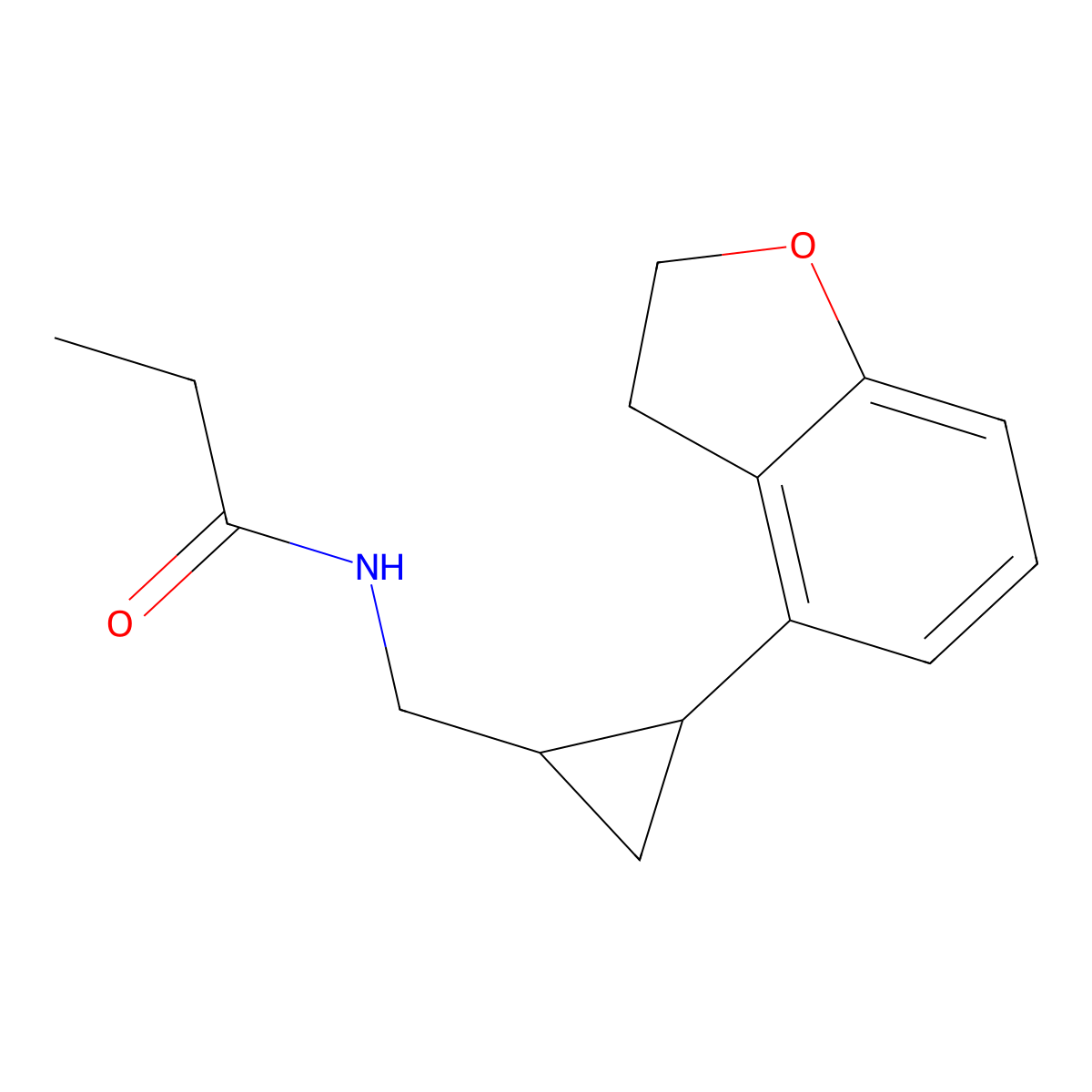Tasimelteon molecular structure, CAS 609799-22-6
