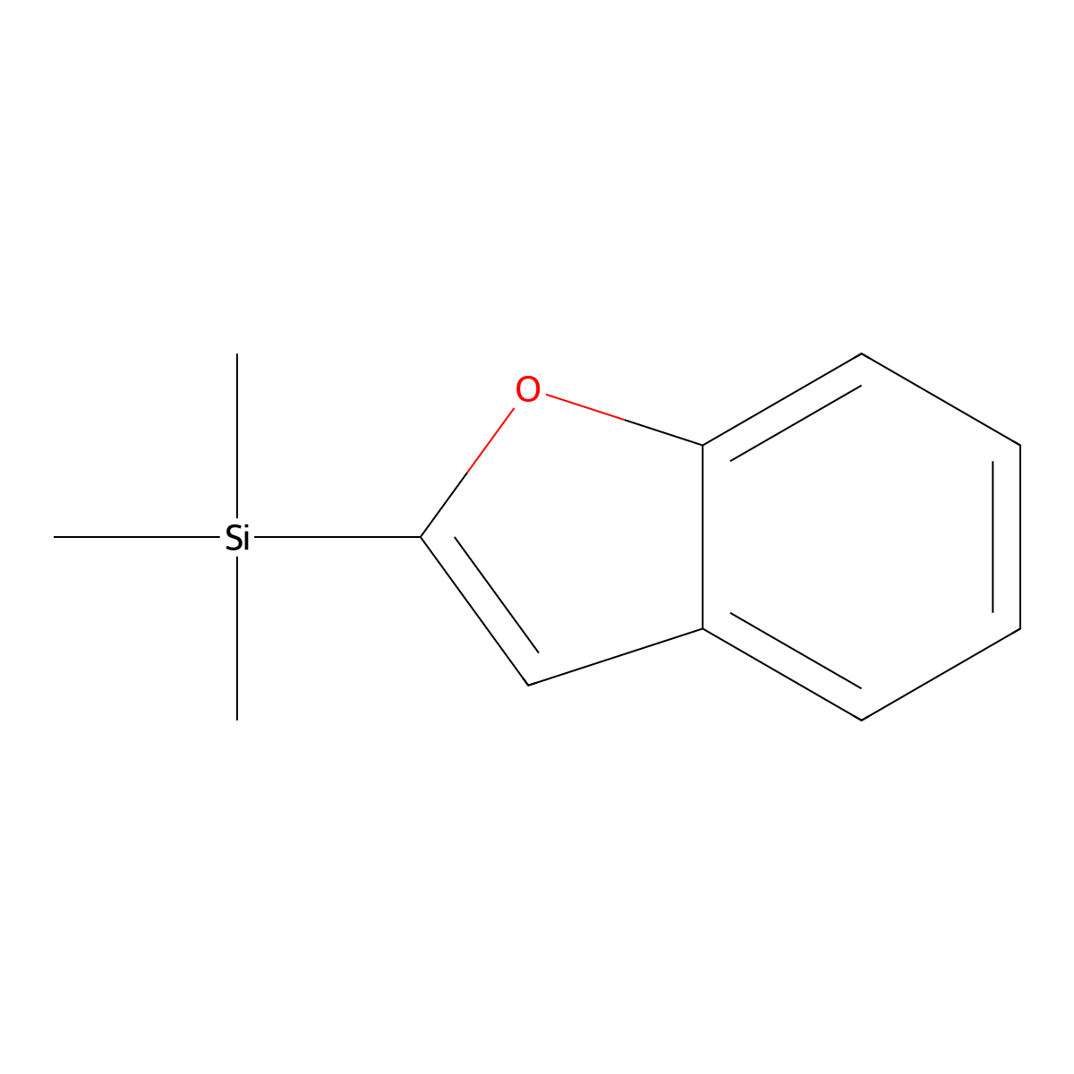 2-(Trimethylsilyl)benzofuran molecular structure, CAS 60981-57-9