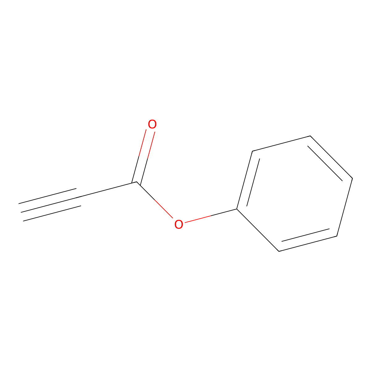 Phenyl prop-2-ynoate molecular structure, CAS 60998-71-2