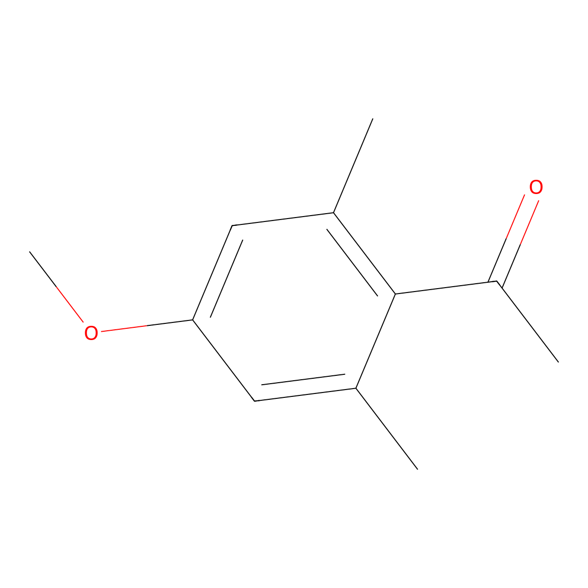 1-(4-Methoxy-2,6-dimethylphenyl)ethanone molecular structure, CAS 60999-76-0