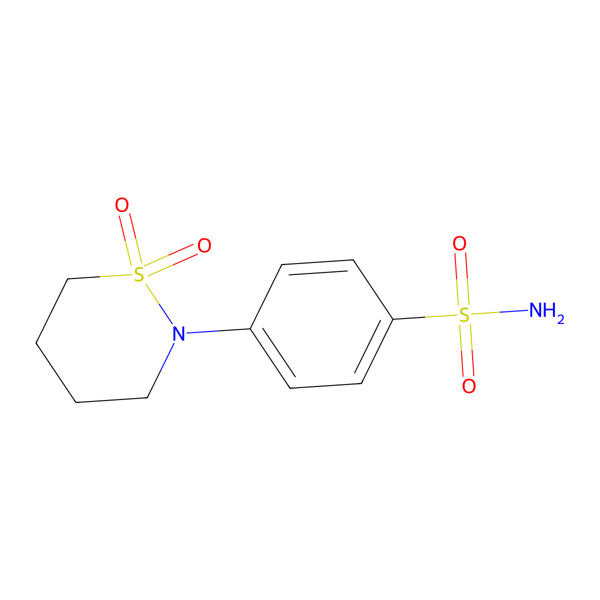 Sulthiame molecular structure, CAS 61-56-3