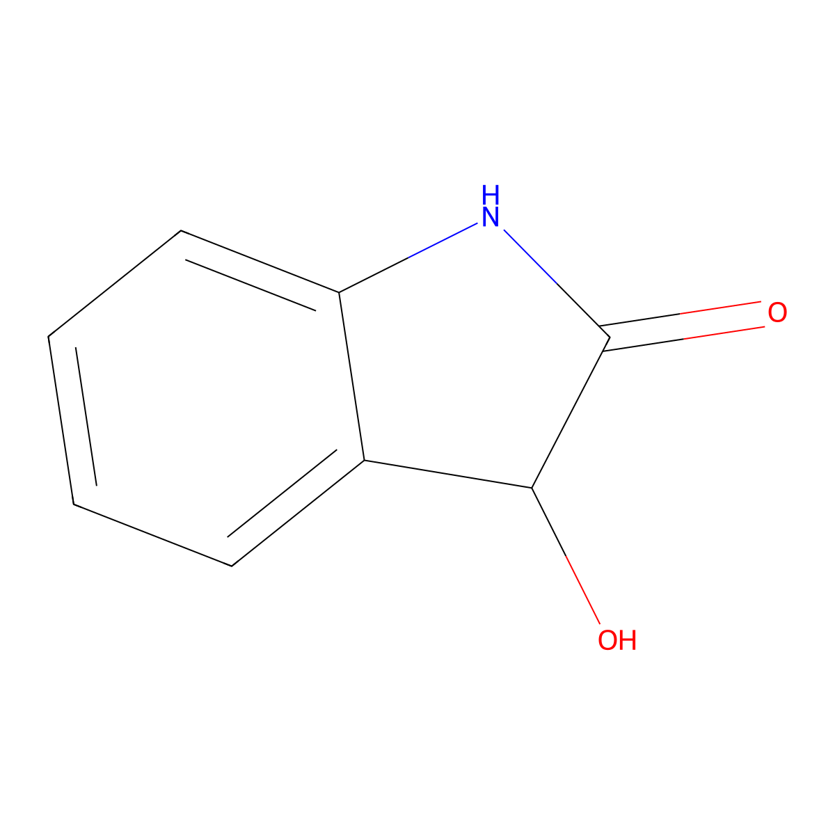 Dioxindole molecular structure, CAS 61-71-2