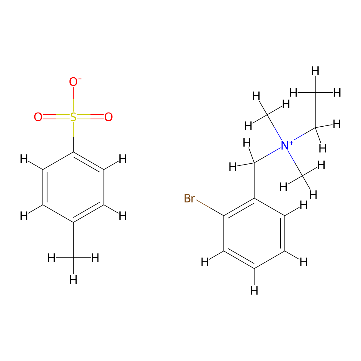 Bretylium Tosylate molecular structure, CAS 61-75-6