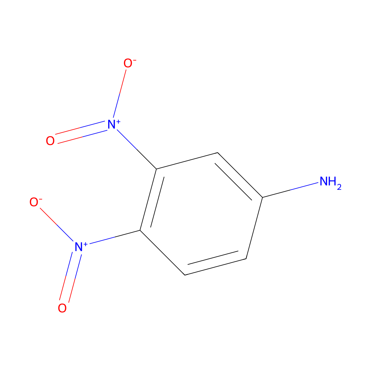 3,4-Dinitroaniline molecular structure, CAS 610-41-3