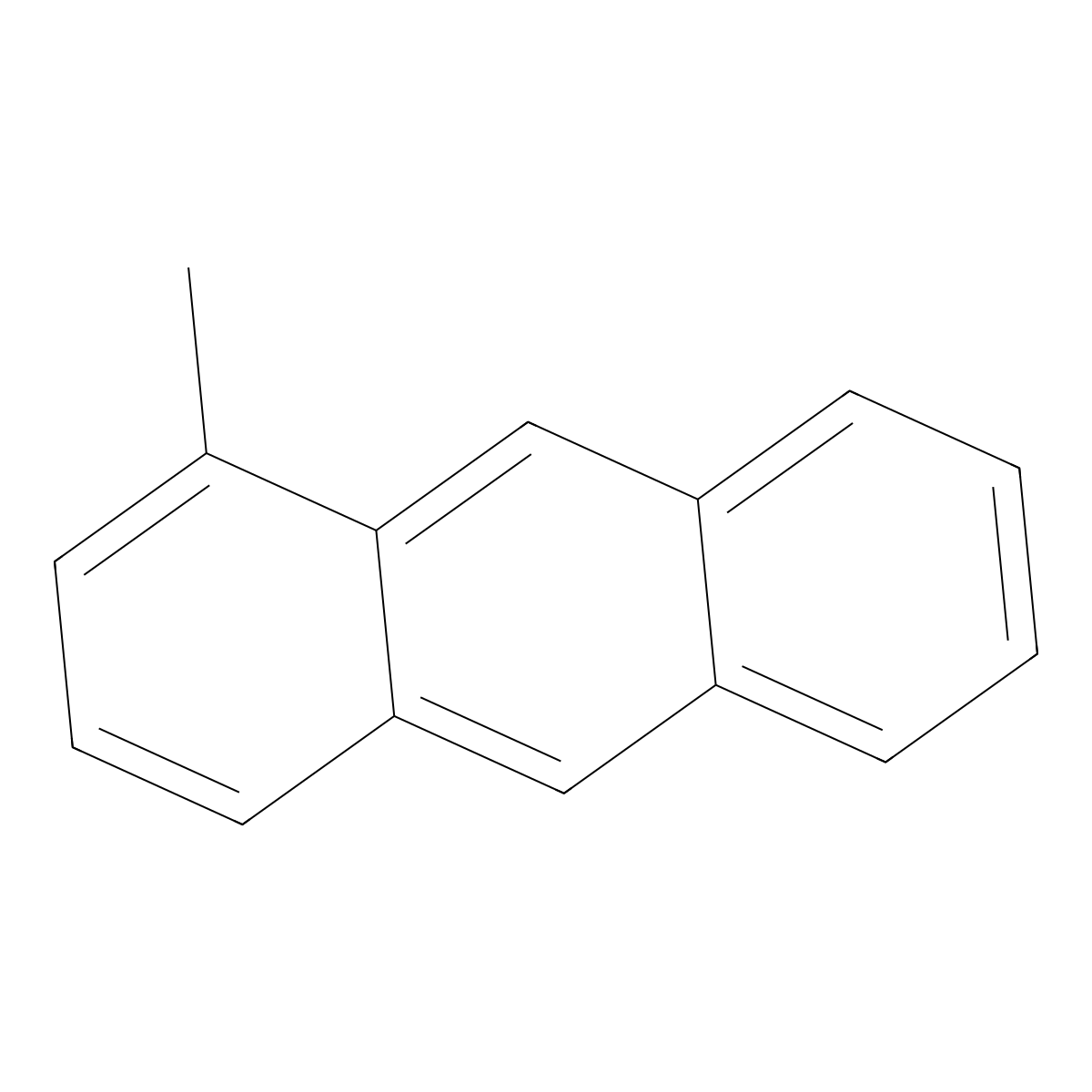 1-Methylanthracene molecular structure, CAS 610-48-0