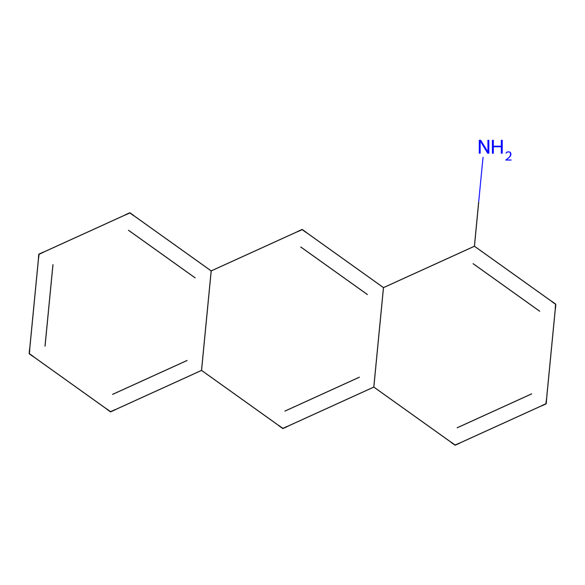 1-Aminoanthracene molecular structure, CAS 610-49-1