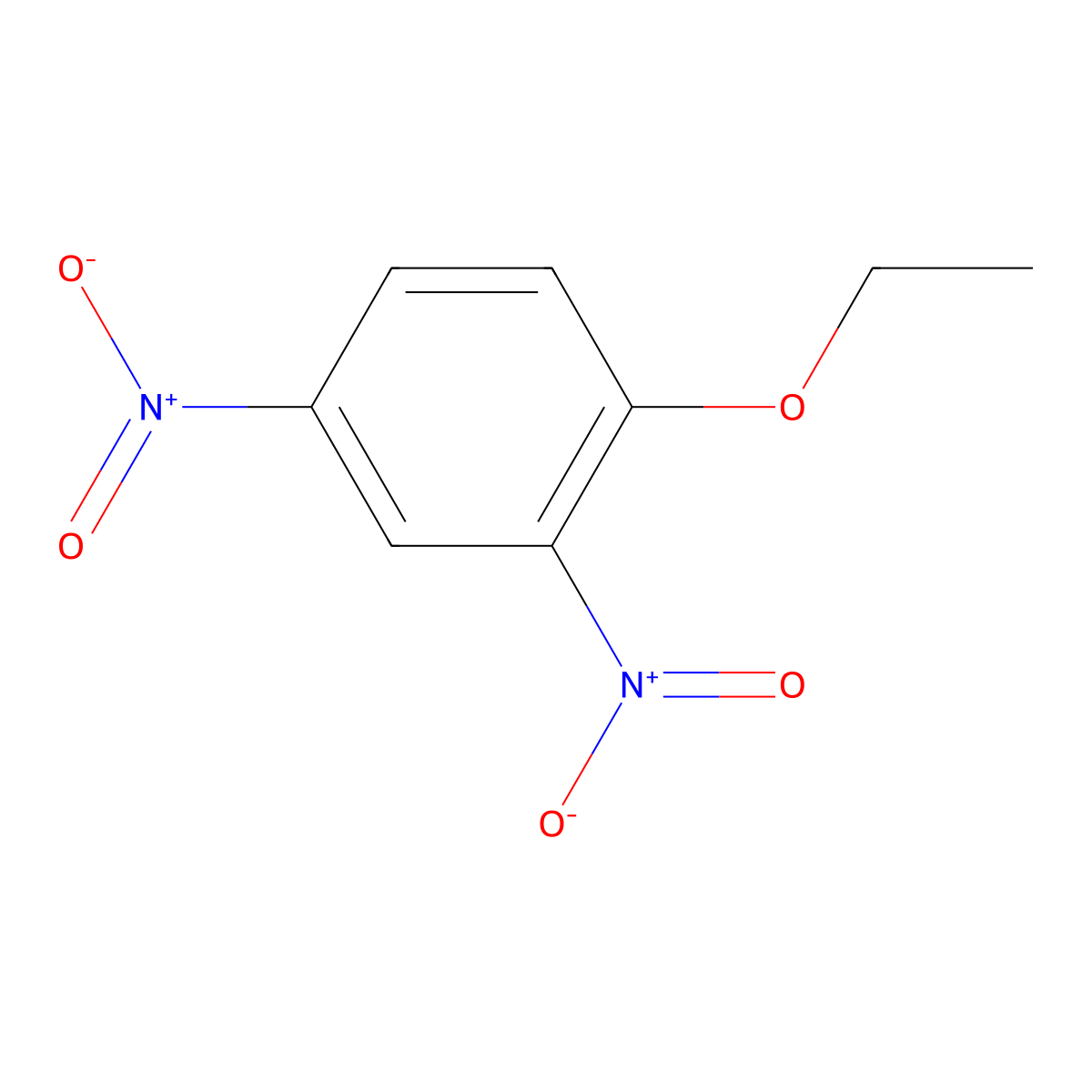 2,4-Dinitrophenetole molecular structure, CAS 610-54-8