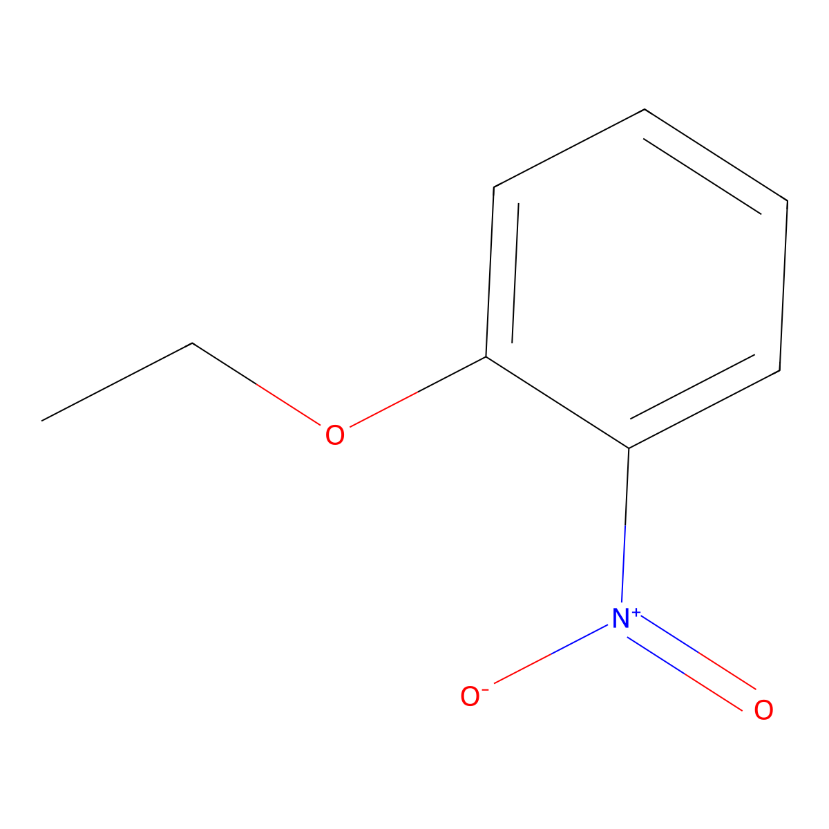 2-Nitrophenetole molecular structure, CAS 610-67-3