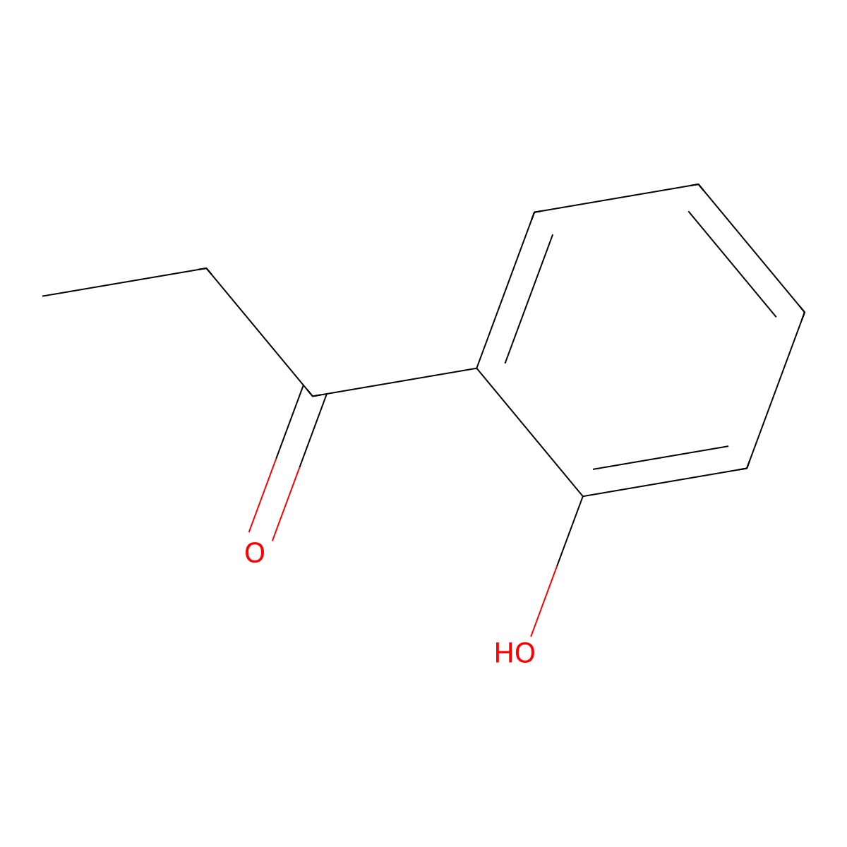 2'-Hydroxypropiophenone molecular structure, CAS 610-99-1