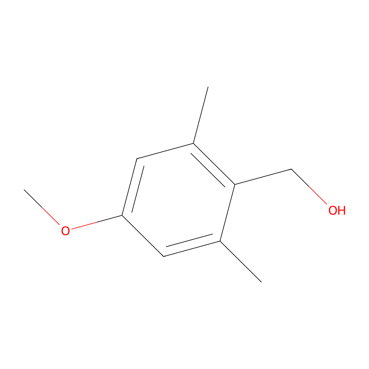 (4-Methoxy-2,6-dimethylphenyl)methanol molecular structure, CAS 61000-21-3
