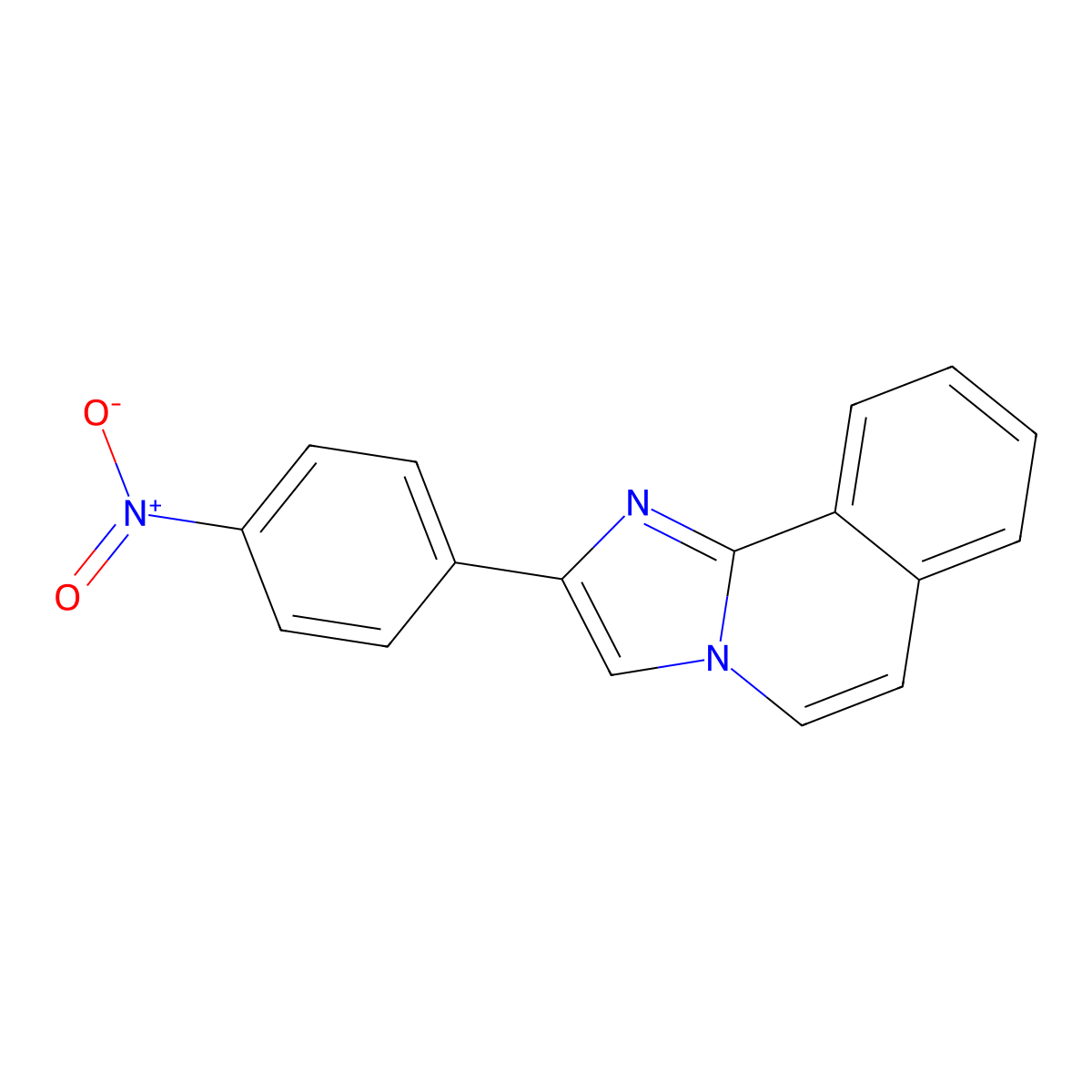 2-(4-Nitrophenyl)imidazo[2,1-a]isoquinoline molecular structure, CAS 61001-13-6