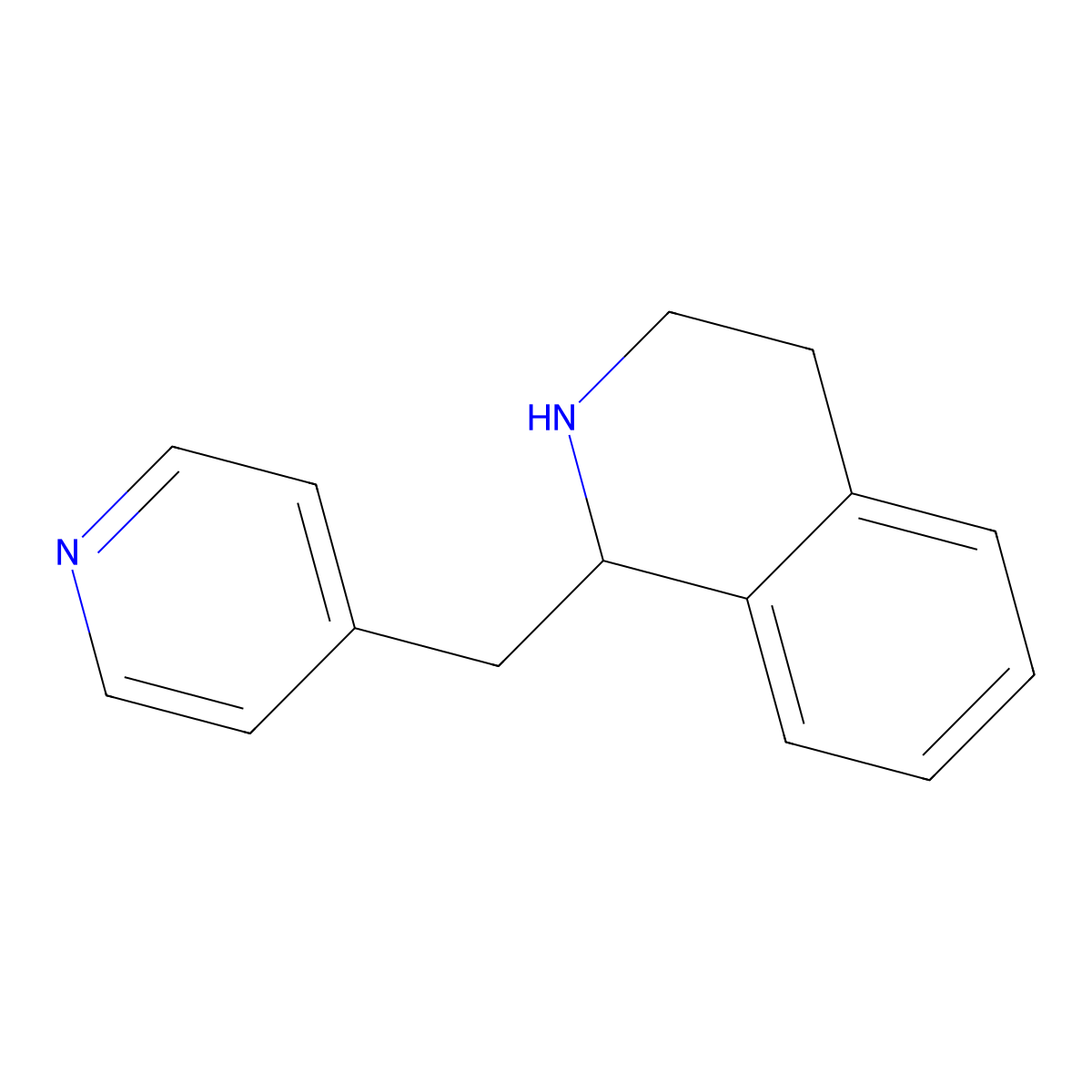 1-(4-Pyridylmethyl)-1,2,3,4-tetrahydroisoquinoline molecular structure, CAS 610258-81-6