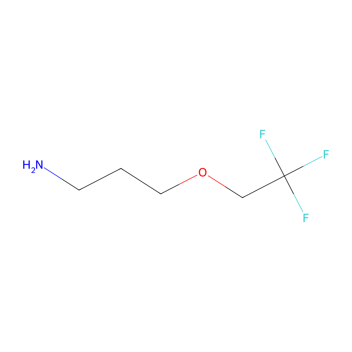 3-(2,2,2-Trifluoroethoxy)propan-1-amine molecular structure, CAS 610259-61-5