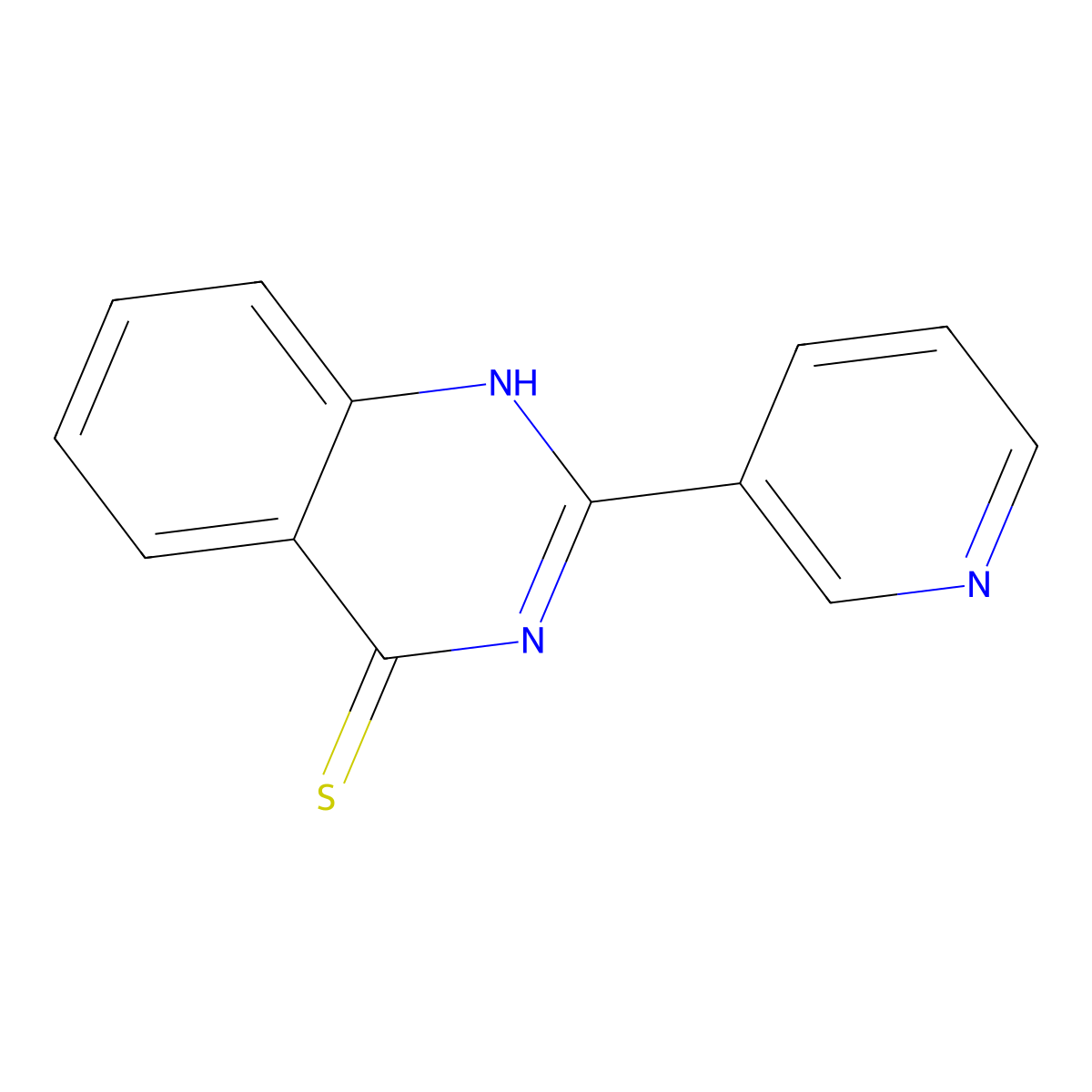 2-(Pyridin-3-yl)quinazoline-4-thiol molecular structure, CAS 610276-17-0