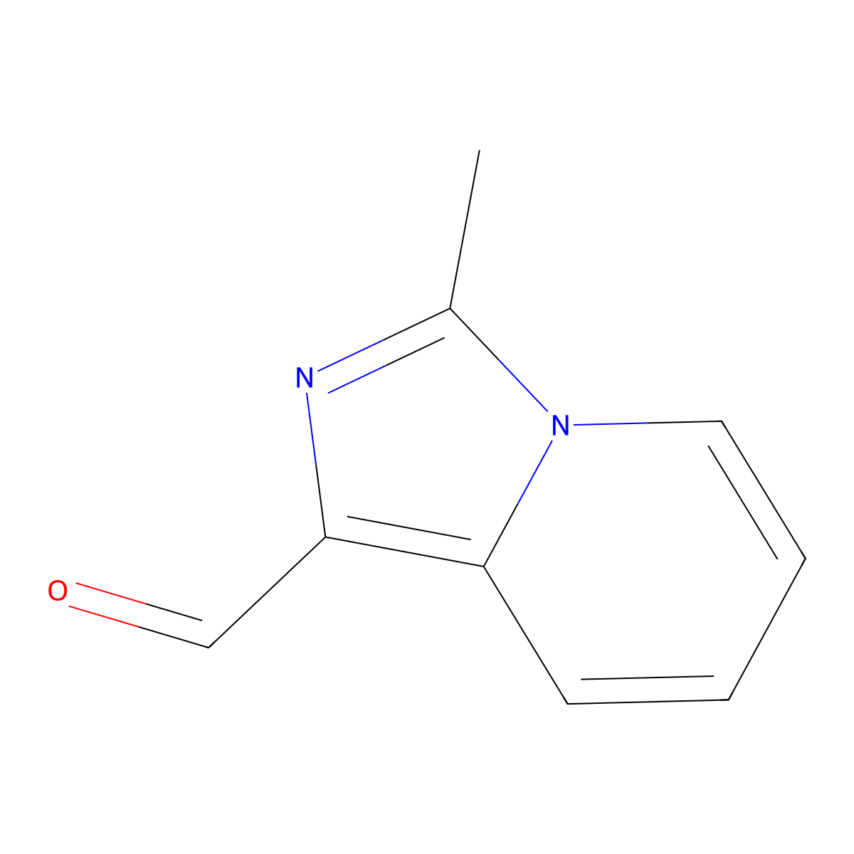 3-Methylimidazo(1,5-a)pyridine-1-carbaldehyde molecular structure, CAS 610276-97-6