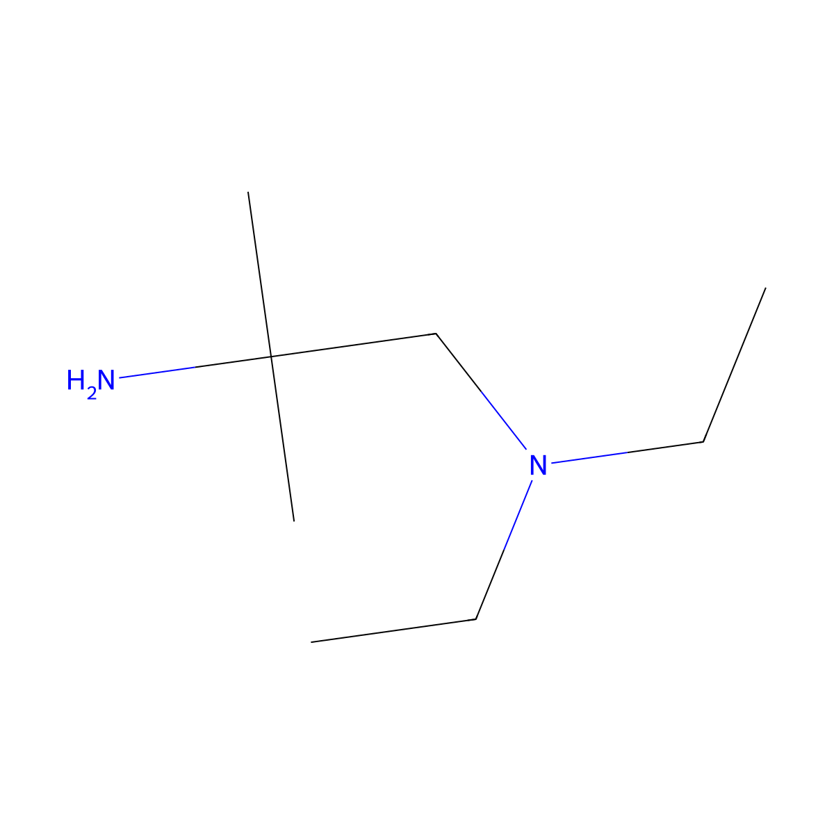 1,2-Propanediamine, N1,N1-diethyl-2-methyl- molecular structure, CAS 6105-70-0