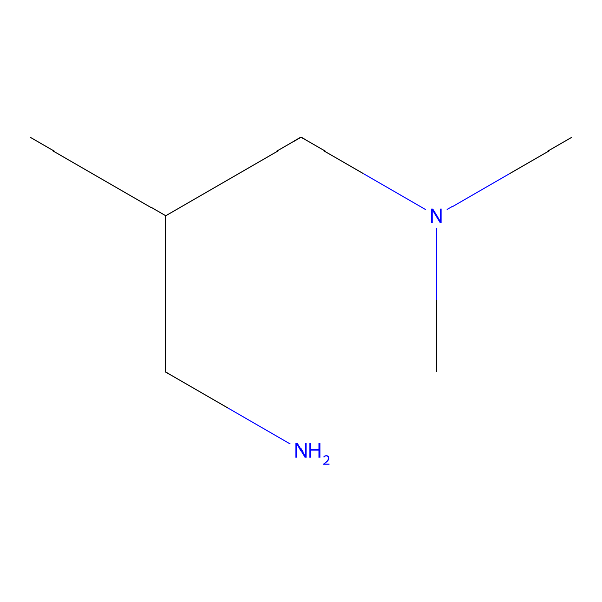 N,N,2-Trimethylpropane-1,3-diamine molecular structure, CAS 6105-72-2
