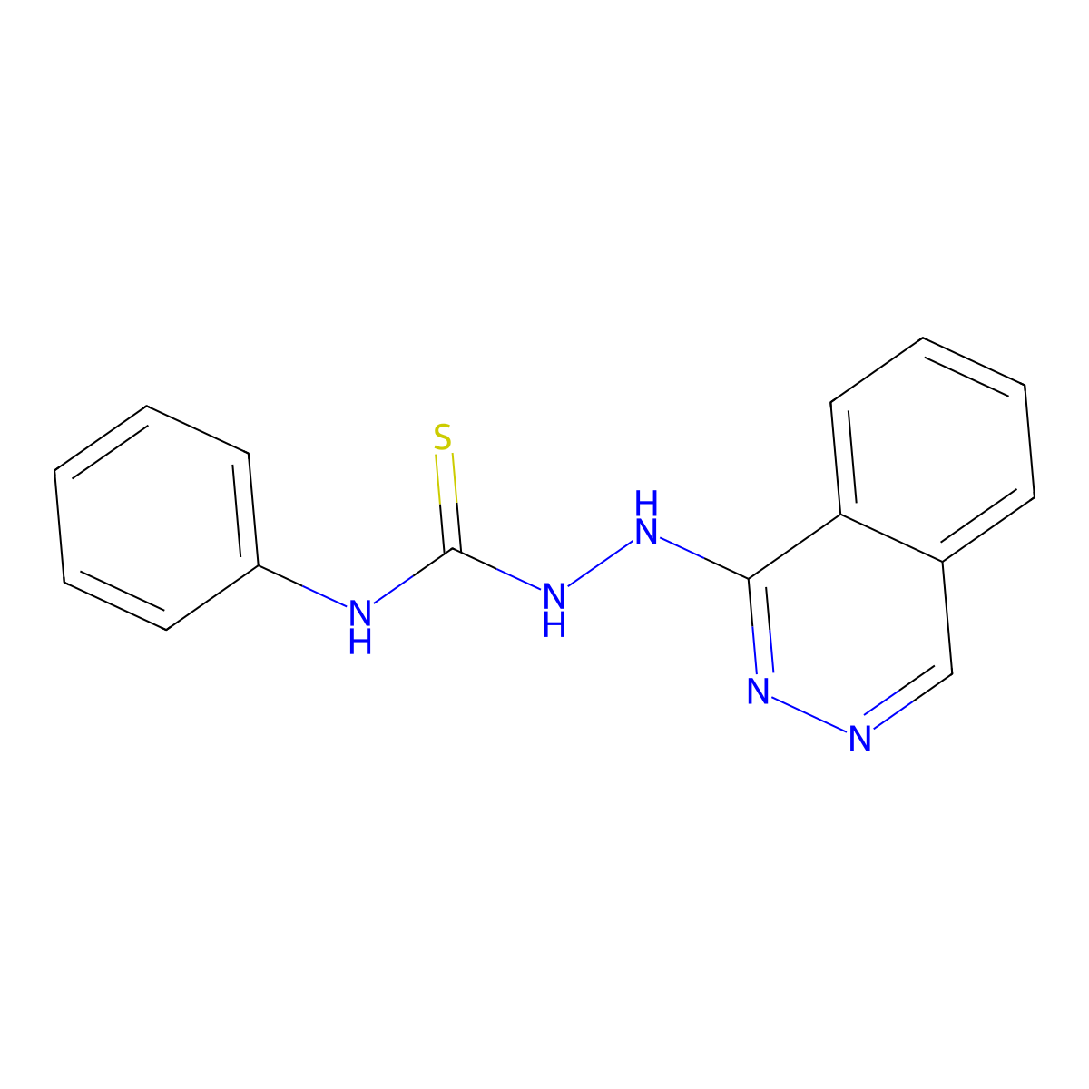 N-Phenyl-2-(phthalazin-1-yl)hydrazinecarbothioamide molecular structure, CAS 61051-54-5