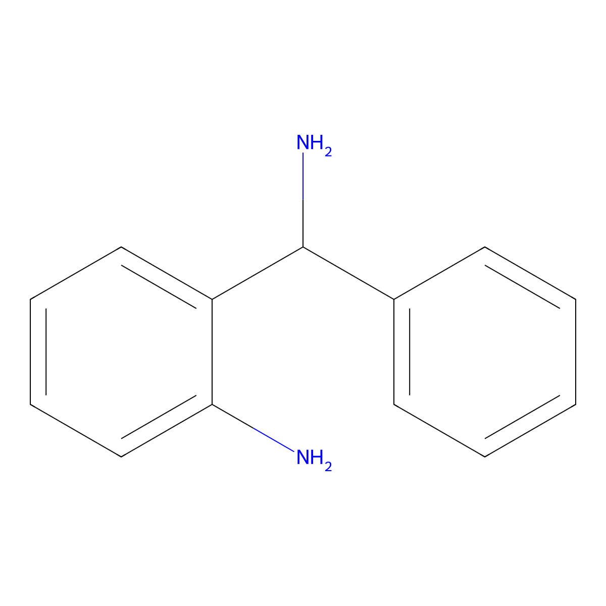 alpha-(2-Aminophenyl)benzylamine molecular structure, CAS 61057-85-0