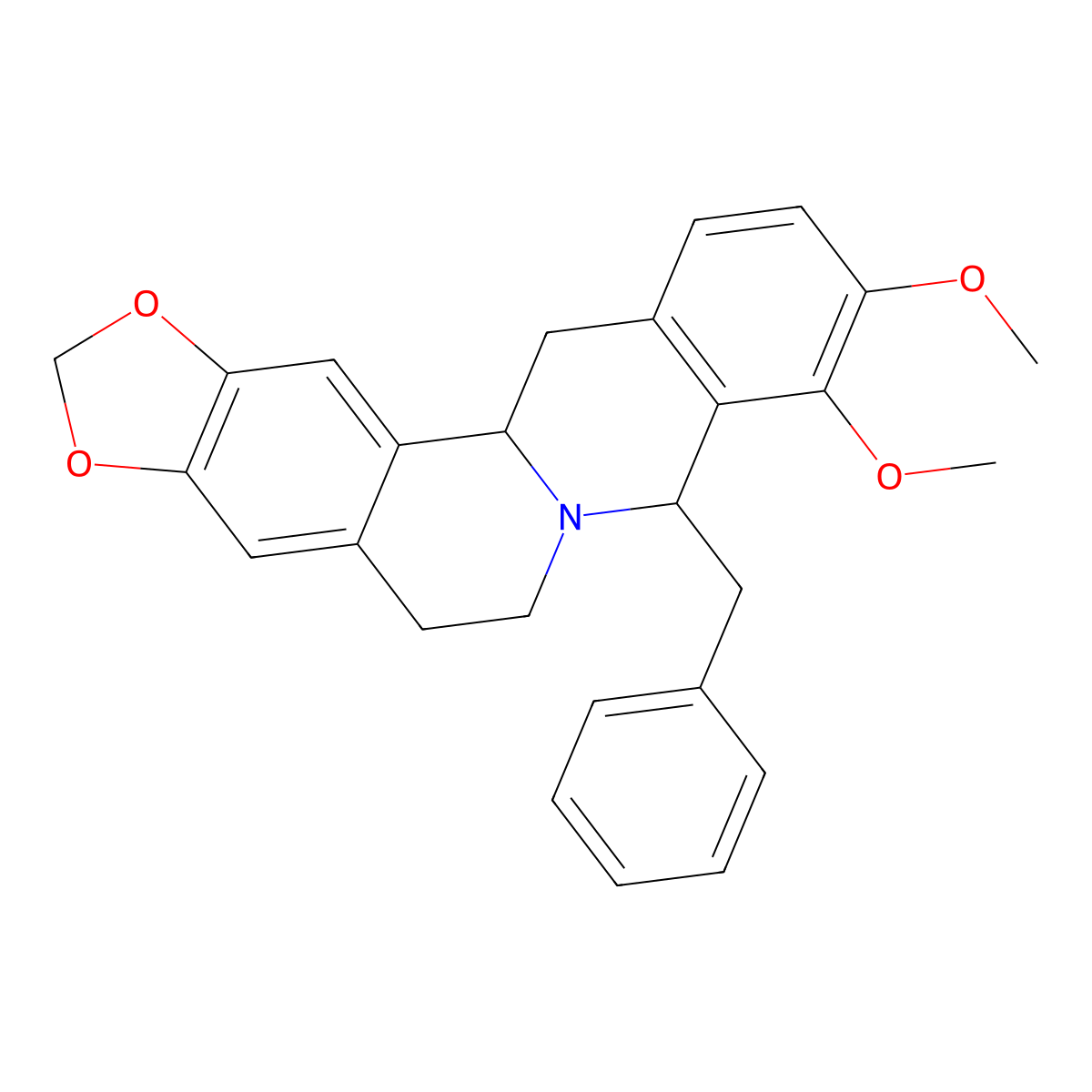 8-Benzylcanadine molecular structure, CAS 61065-16-5