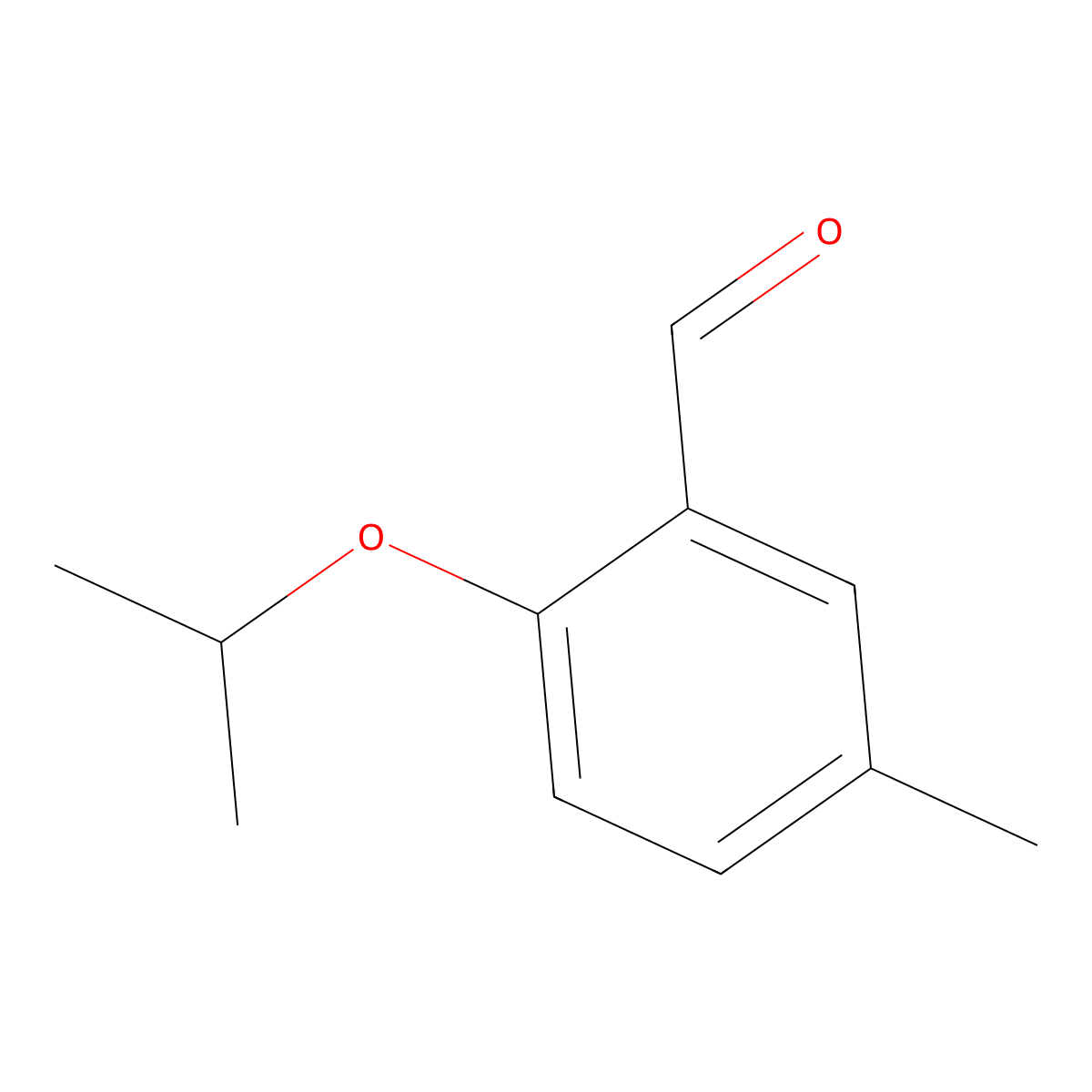 2-Isopropoxy-5-methylbenzaldehyde molecular structure, CAS 610797-22-3
