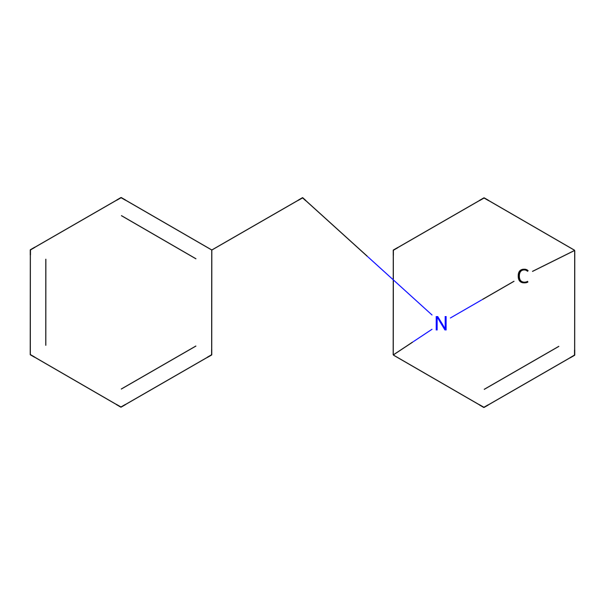 2-Benzyl-2-azabicyclo[2.2.2]oct-5-ene molecular structure, CAS 61088-66-2