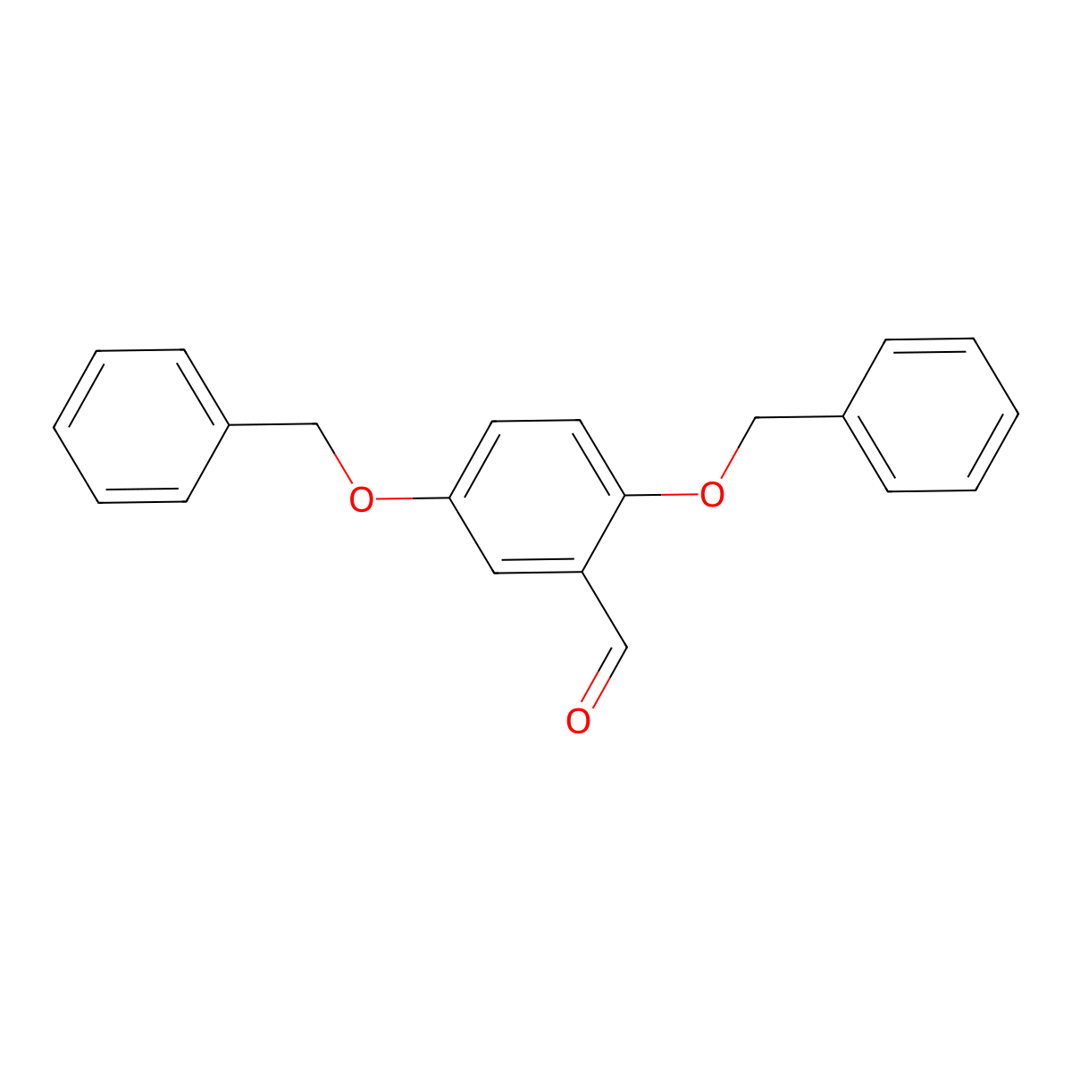 2,5-Bis(benzyloxy)benzaldehyde molecular structure, CAS 6109-54-2