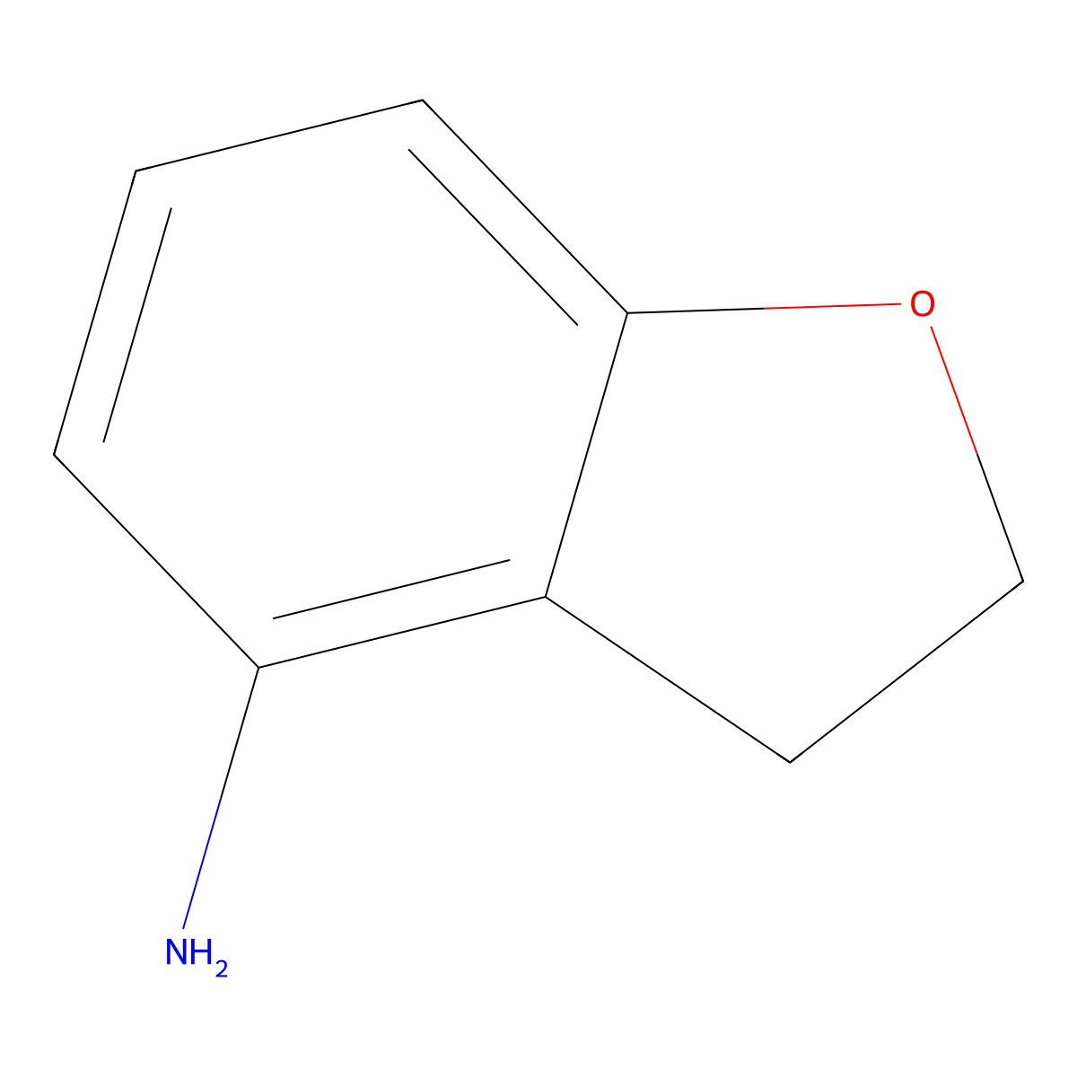 2,3-Dihydro-1-benzofuran-4-amine molecular structure, CAS 61090-37-7