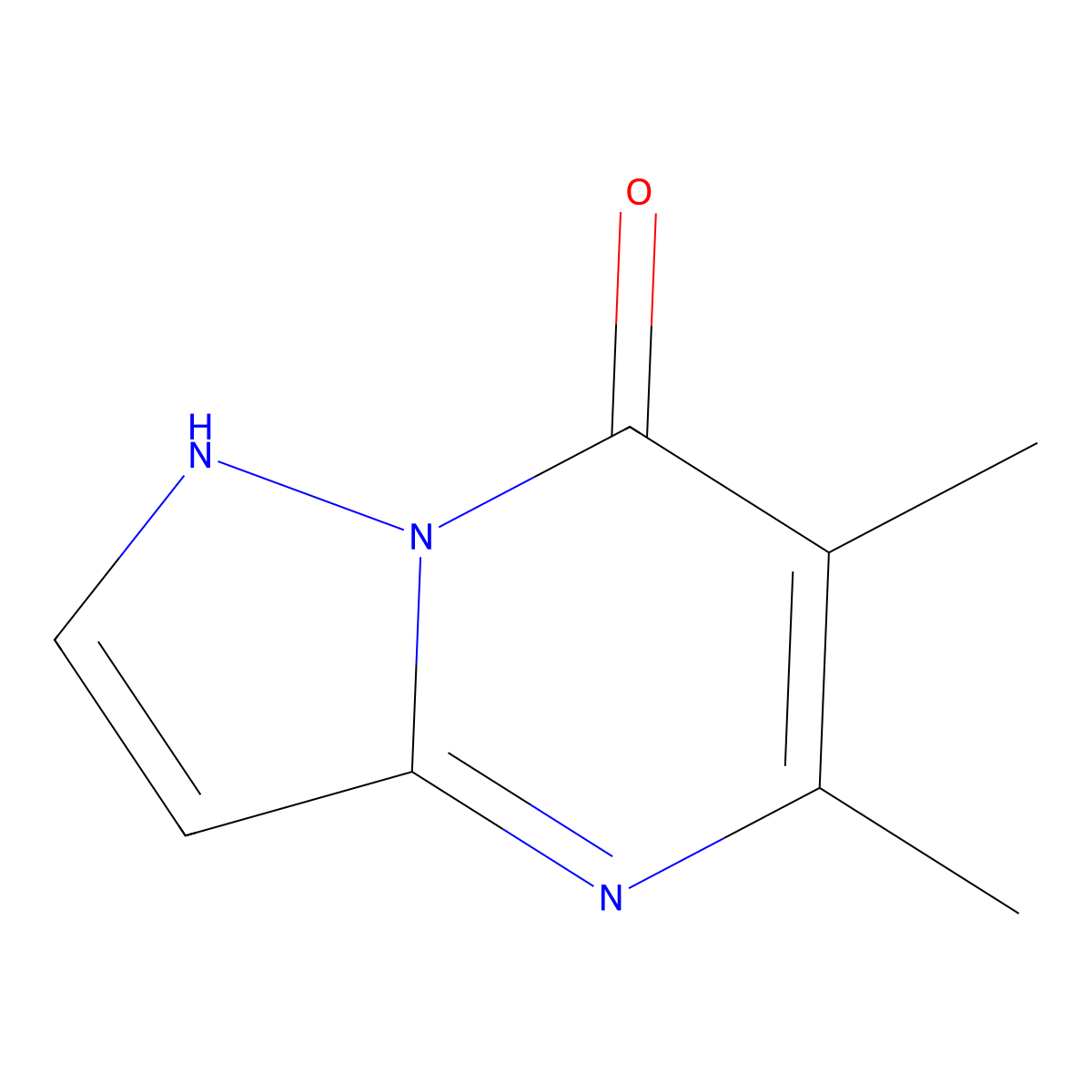 5,6-Dimethylpyrazolo[1,5-A]pyrimidin-7-OL molecular structure, CAS 61098-36-0