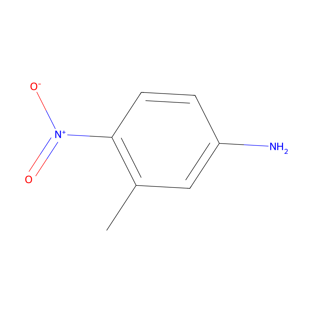 4-Nitro-m-toluidine molecular structure, CAS 611-05-2