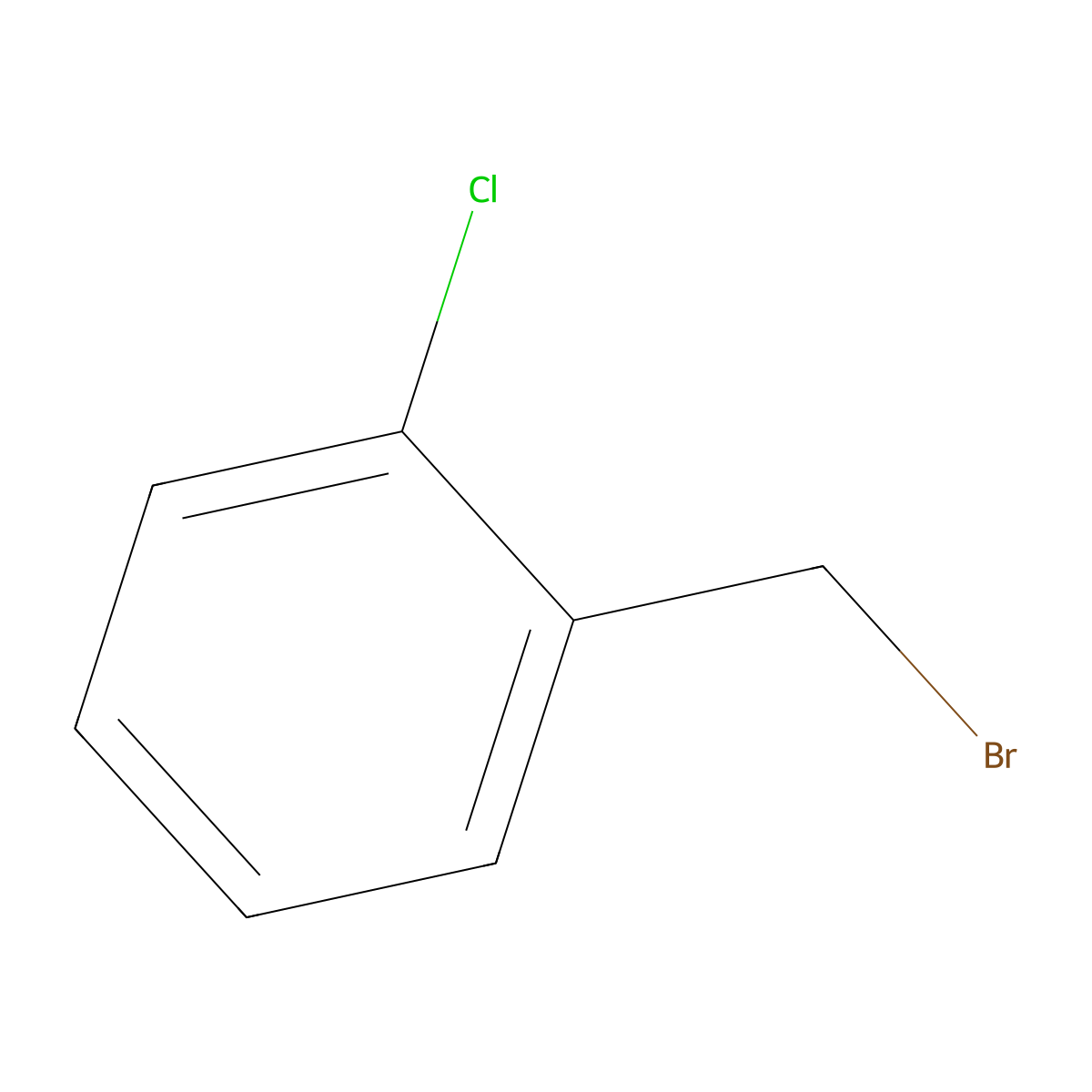 alpha-Bromo-o-chlorotoluene molecular structure, CAS 611-17-6