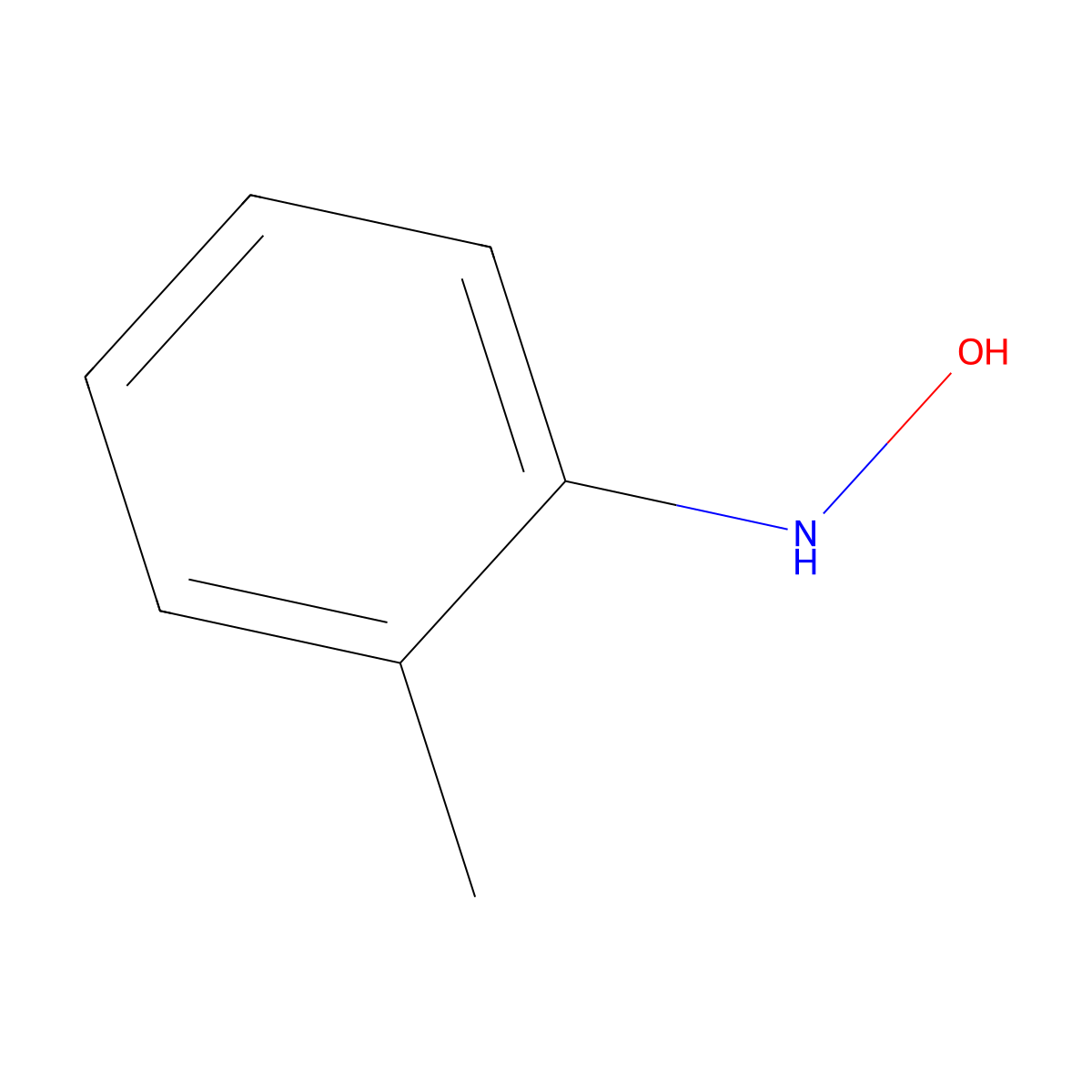 N-(2-Methylphenyl)hydroxylamine molecular structure, CAS 611-22-3