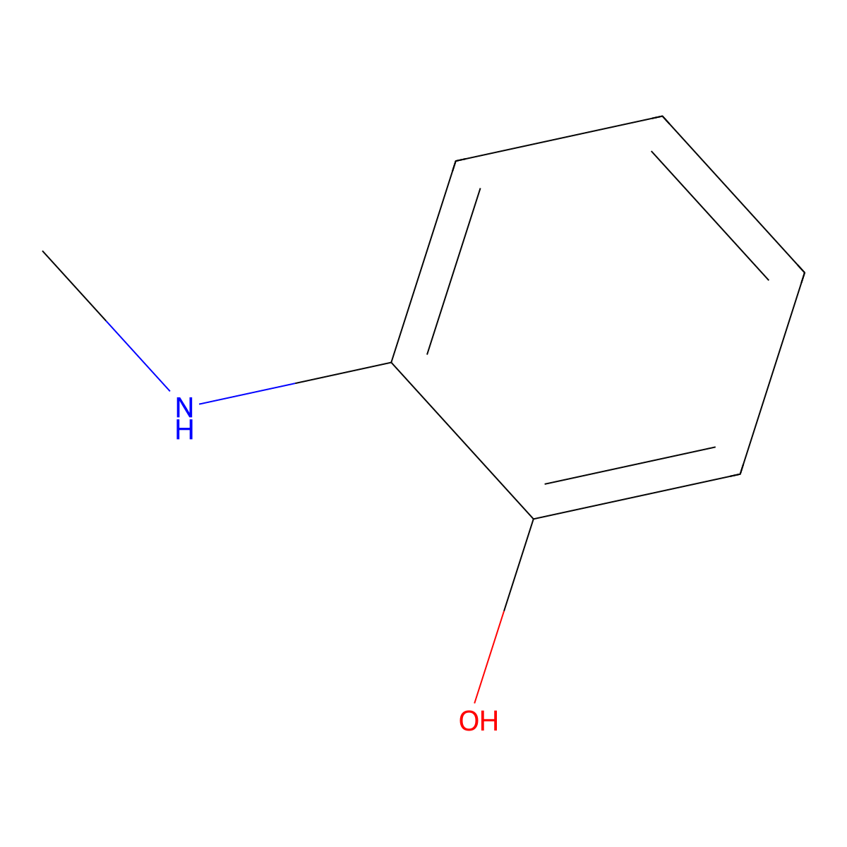 o-(Methylamino)phenol molecular structure, CAS 611-24-5