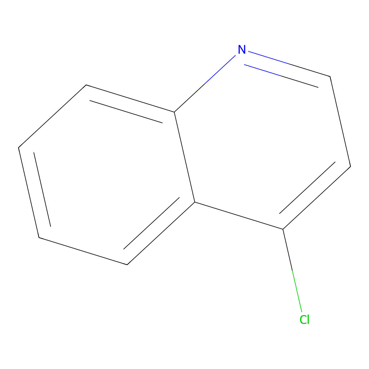4-Chloroquinoline molecular structure, CAS 611-35-8