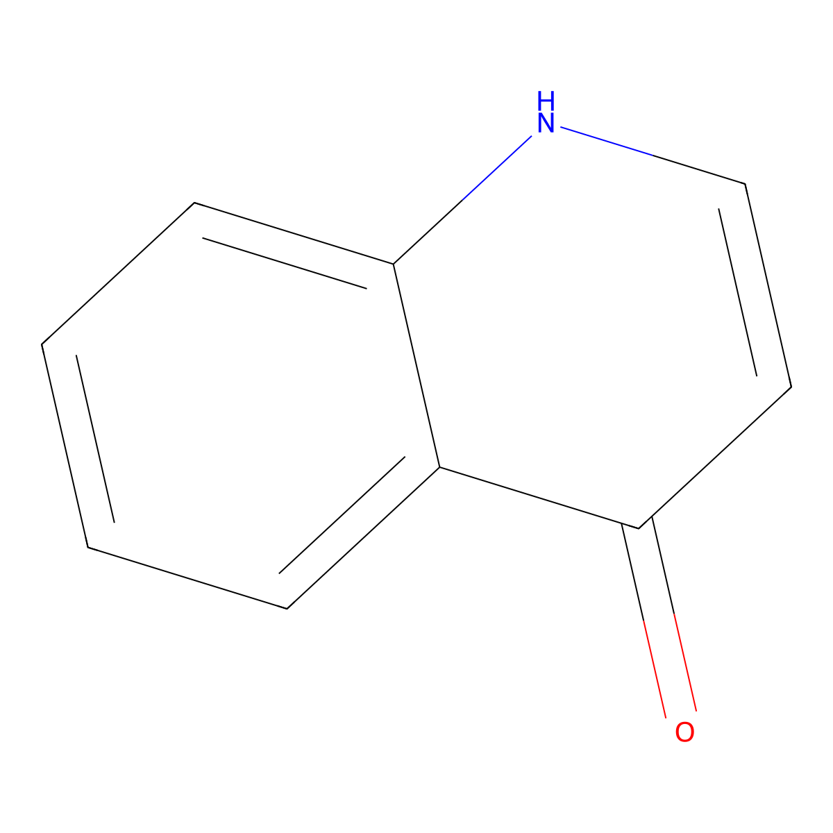 4-Hydroxyquinoline molecular structure, CAS 611-36-9