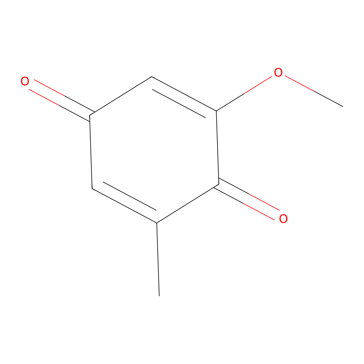 2-Methoxy-6-Methyl-1,4-Benzoquinone molecular structure, CAS 611-68-7
