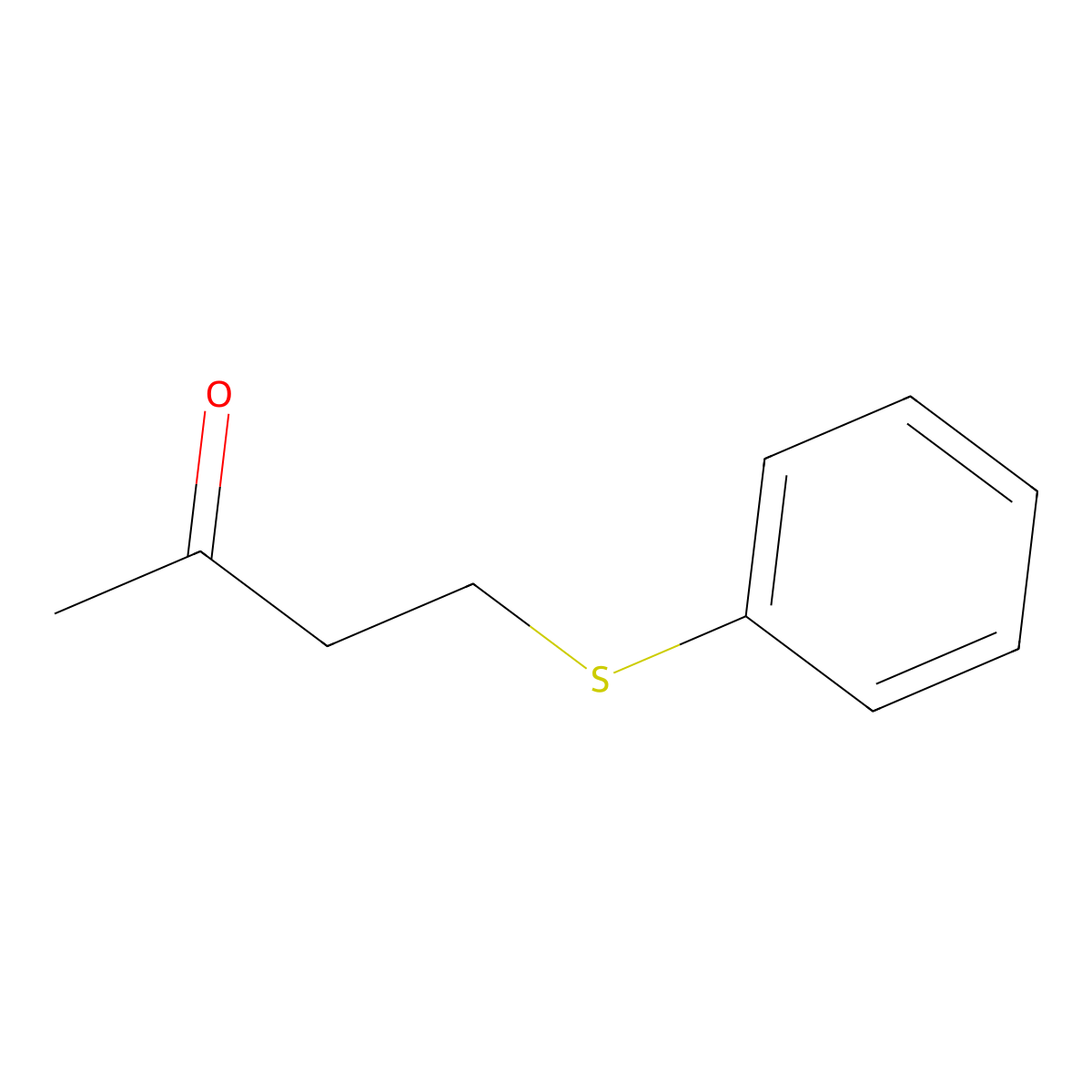 4-(Phenylsulfanyl)butan-2-one molecular structure, CAS 6110-01-6
