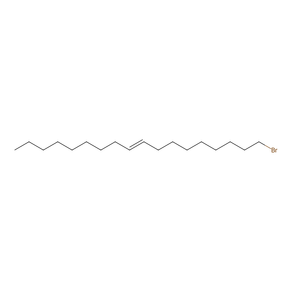 9-Octadecene, 1-bromo-, (9Z)- molecular structure, CAS 6110-53-8