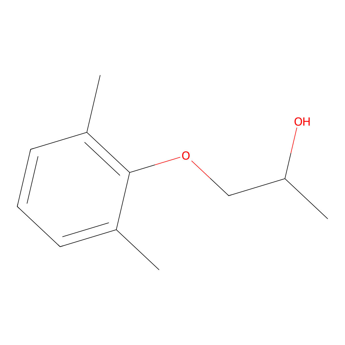 1-(2,6-Dimethylphenoxy)-2-propanol molecular structure, CAS 61102-09-8