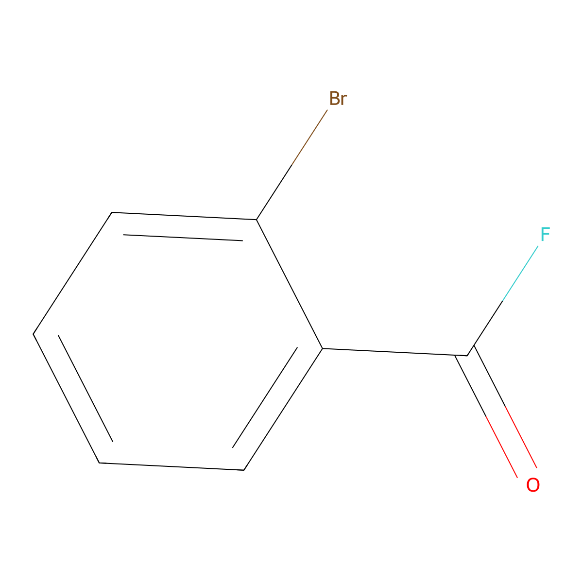 2-Bromobenzoyl fluoride molecular structure, CAS 61103-88-6