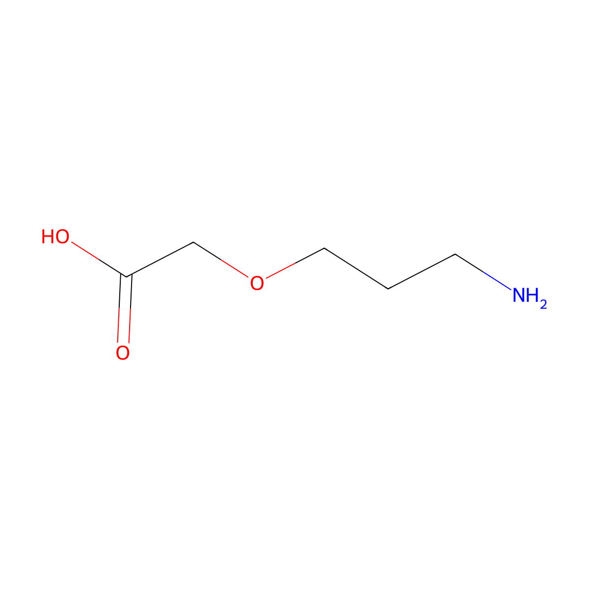 (3-Aminopropoxy)acetic acid molecular structure, CAS 61108-70-1
